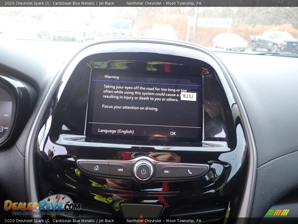 2020 Chevrolet Spark LS Caribbean Blue Metallic / Jet Black Photo #17