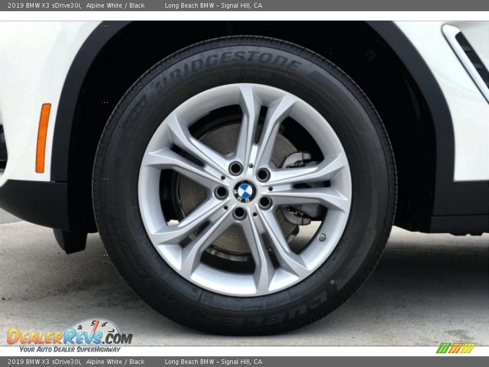 2019 BMW X3 sDrive30i Alpine White / Black Photo #9