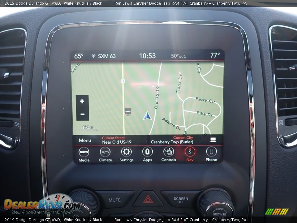 2019 Dodge Durango GT AWD White Knuckle / Black Photo #18