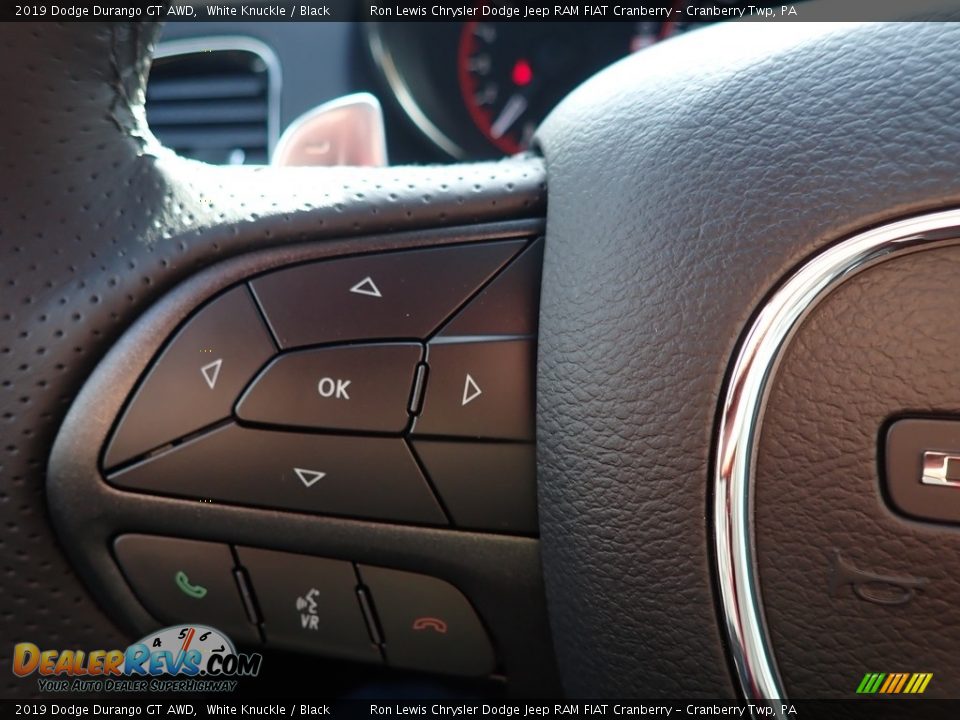 2019 Dodge Durango GT AWD White Knuckle / Black Photo #20