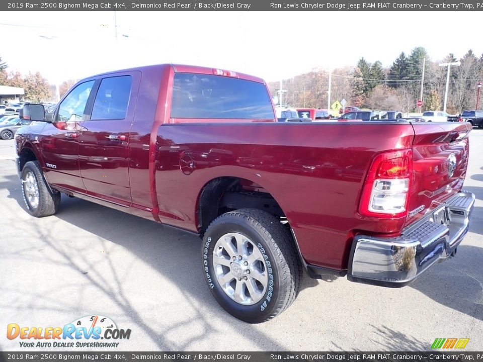 2019 Ram 2500 Bighorn Mega Cab 4x4 Delmonico Red Pearl / Black/Diesel Gray Photo #3
