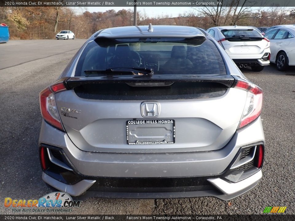 2020 Honda Civic EX Hatchback Lunar Silver Metallic / Black Photo #3