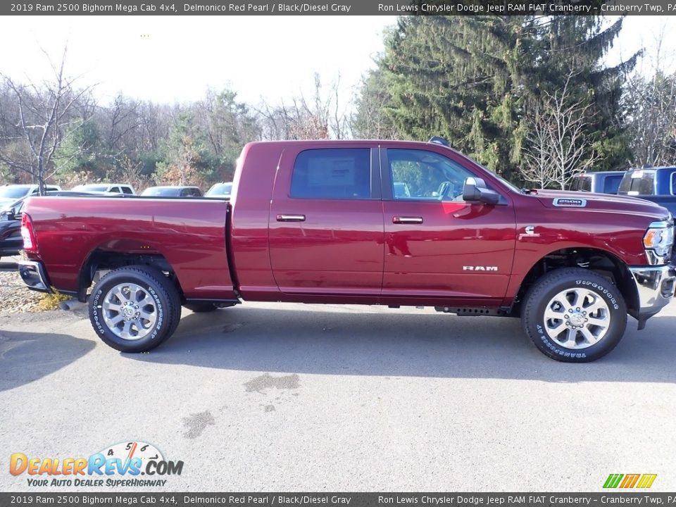 2019 Ram 2500 Bighorn Mega Cab 4x4 Delmonico Red Pearl / Black/Diesel Gray Photo #5