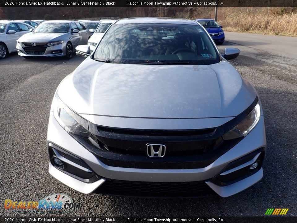 2020 Honda Civic EX Hatchback Lunar Silver Metallic / Black Photo #6
