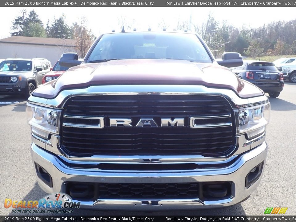 2019 Ram 2500 Bighorn Mega Cab 4x4 Delmonico Red Pearl / Black/Diesel Gray Photo #7