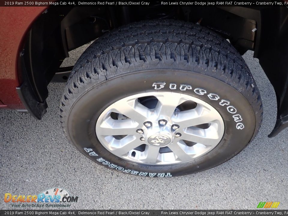 2019 Ram 2500 Bighorn Mega Cab 4x4 Delmonico Red Pearl / Black/Diesel Gray Photo #8