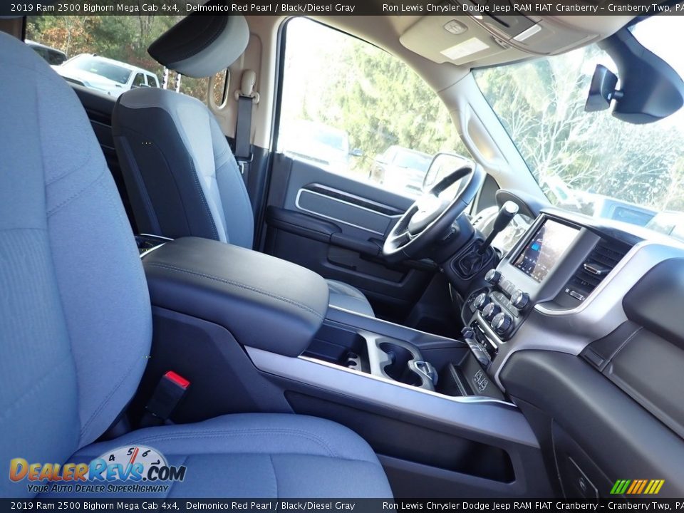 2019 Ram 2500 Bighorn Mega Cab 4x4 Delmonico Red Pearl / Black/Diesel Gray Photo #9
