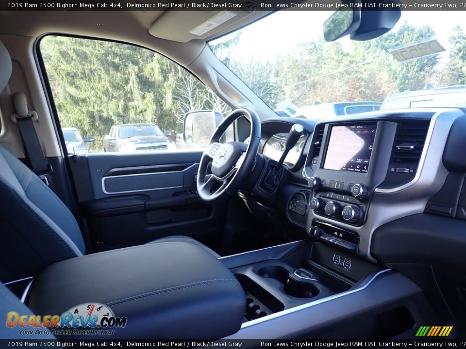 2019 Ram 2500 Bighorn Mega Cab 4x4 Delmonico Red Pearl / Black/Diesel Gray Photo #10