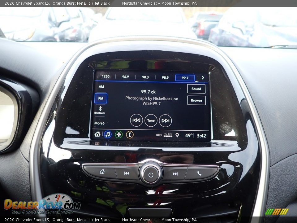 2020 Chevrolet Spark LS Orange Burst Metallic / Jet Black Photo #17