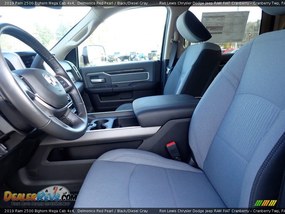 2019 Ram 2500 Bighorn Mega Cab 4x4 Delmonico Red Pearl / Black/Diesel Gray Photo #12