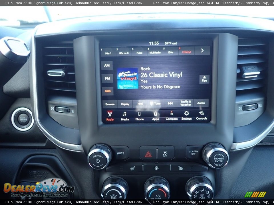 2019 Ram 2500 Bighorn Mega Cab 4x4 Delmonico Red Pearl / Black/Diesel Gray Photo #15