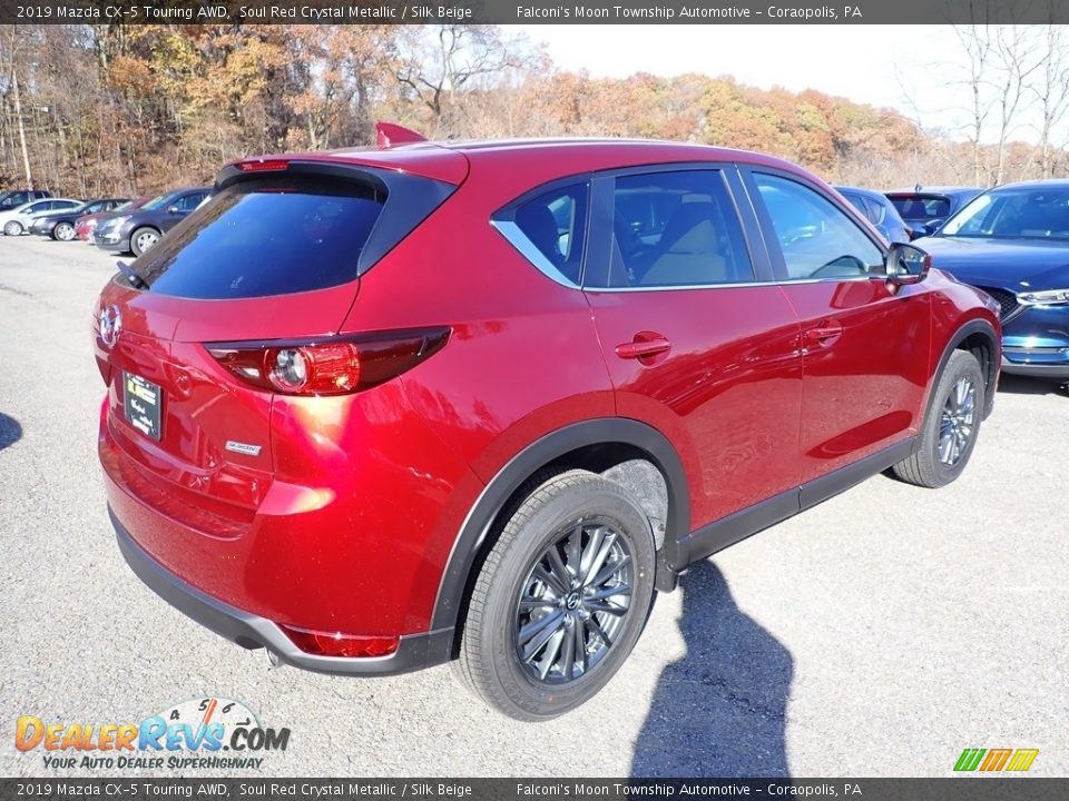 2019 Mazda CX-5 Touring AWD Soul Red Crystal Metallic / Silk Beige Photo #2