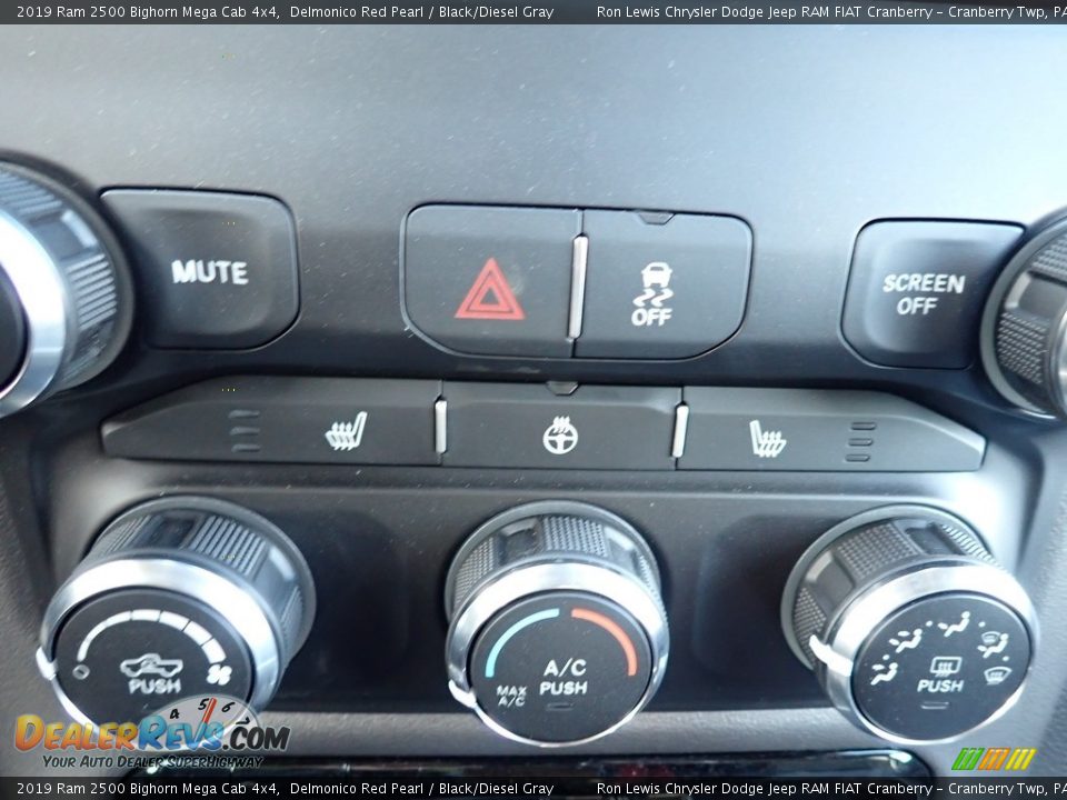 2019 Ram 2500 Bighorn Mega Cab 4x4 Delmonico Red Pearl / Black/Diesel Gray Photo #17