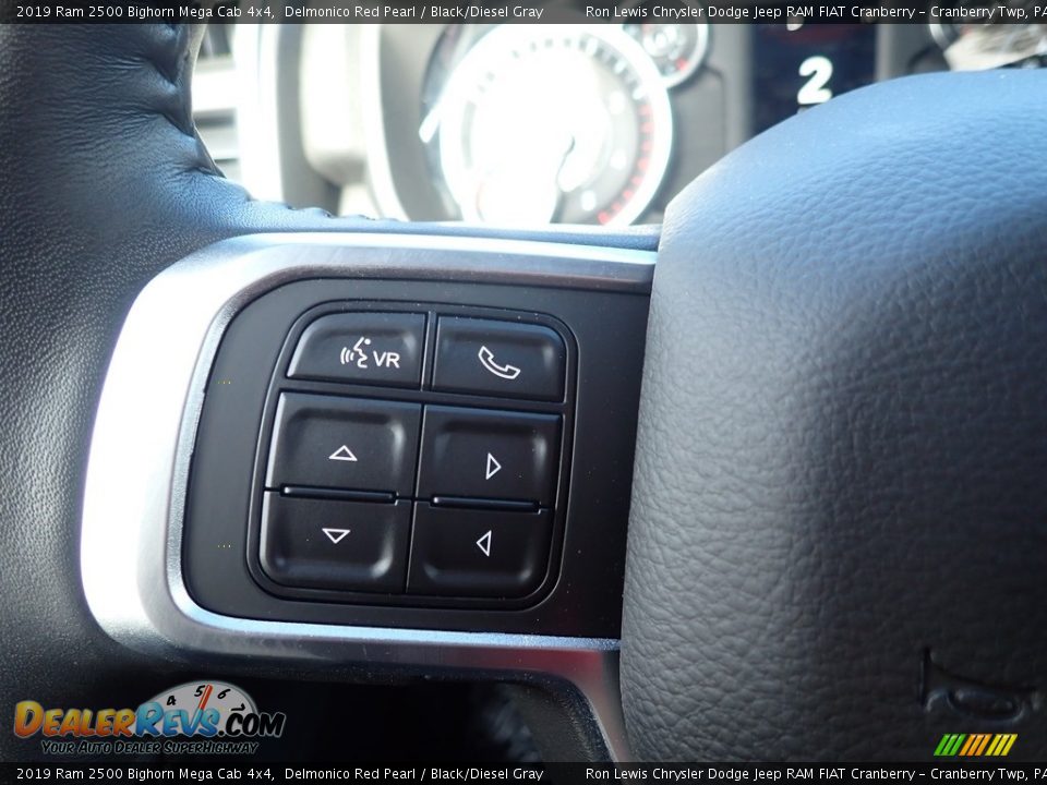 2019 Ram 2500 Bighorn Mega Cab 4x4 Delmonico Red Pearl / Black/Diesel Gray Photo #19