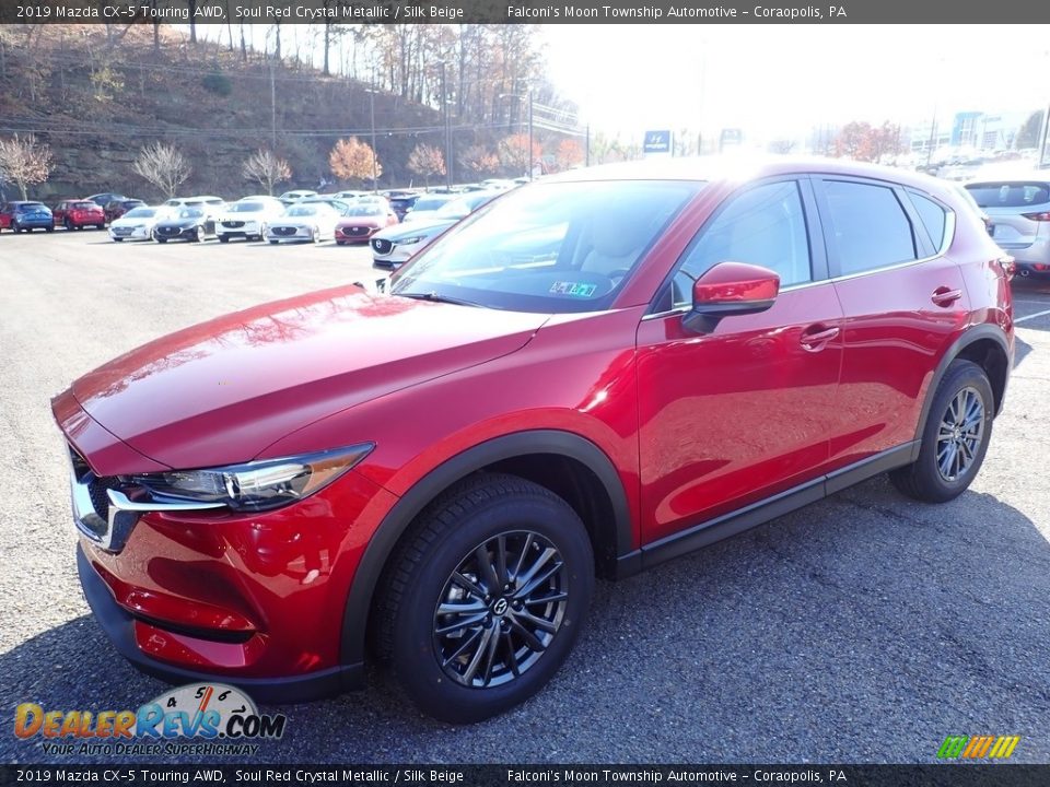 2019 Mazda CX-5 Touring AWD Soul Red Crystal Metallic / Silk Beige Photo #4