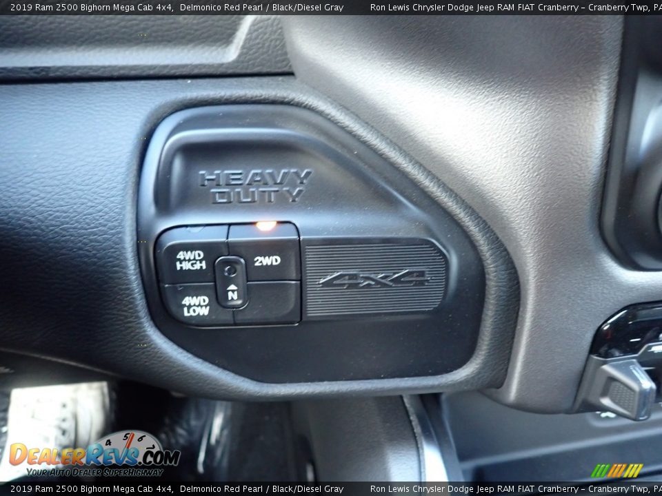 2019 Ram 2500 Bighorn Mega Cab 4x4 Delmonico Red Pearl / Black/Diesel Gray Photo #20