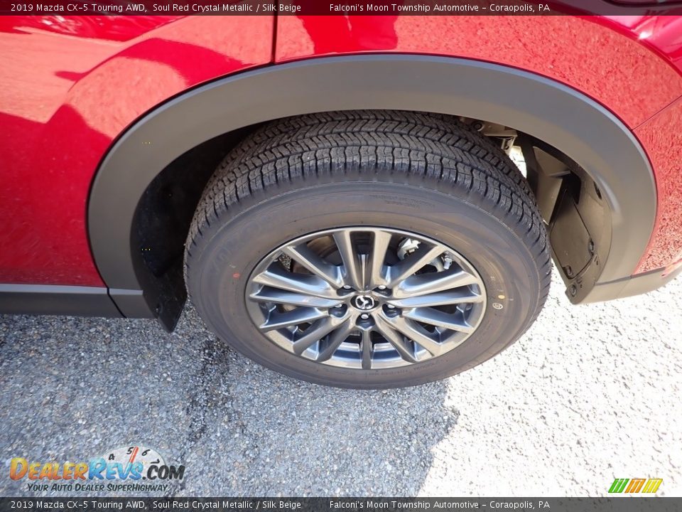 2019 Mazda CX-5 Touring AWD Soul Red Crystal Metallic / Silk Beige Photo #6
