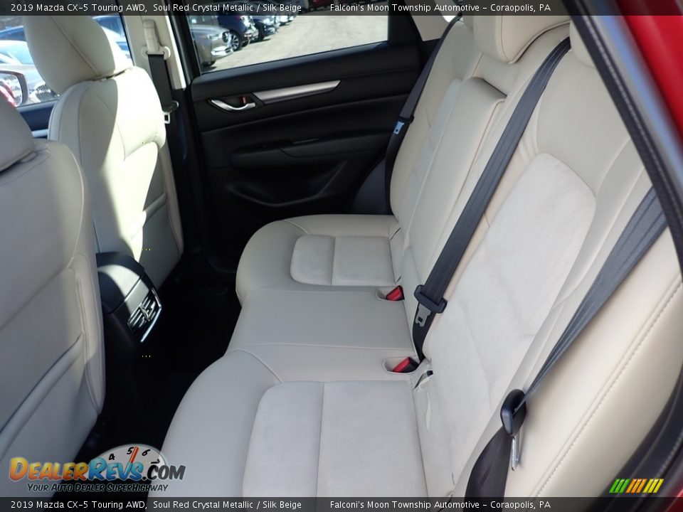 2019 Mazda CX-5 Touring AWD Soul Red Crystal Metallic / Silk Beige Photo #7