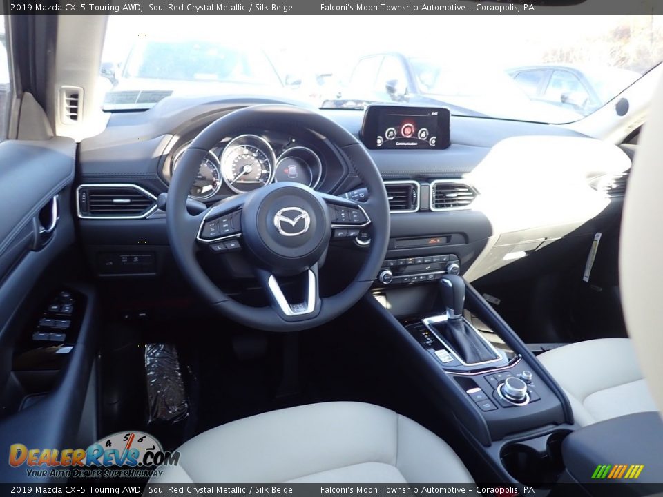 2019 Mazda CX-5 Touring AWD Soul Red Crystal Metallic / Silk Beige Photo #8
