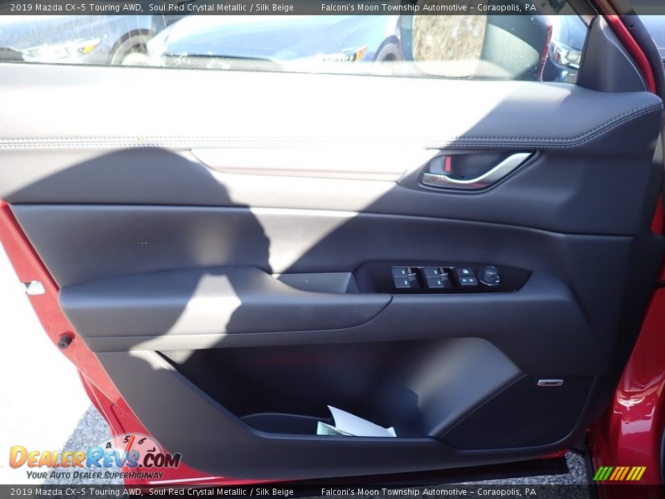 2019 Mazda CX-5 Touring AWD Soul Red Crystal Metallic / Silk Beige Photo #9