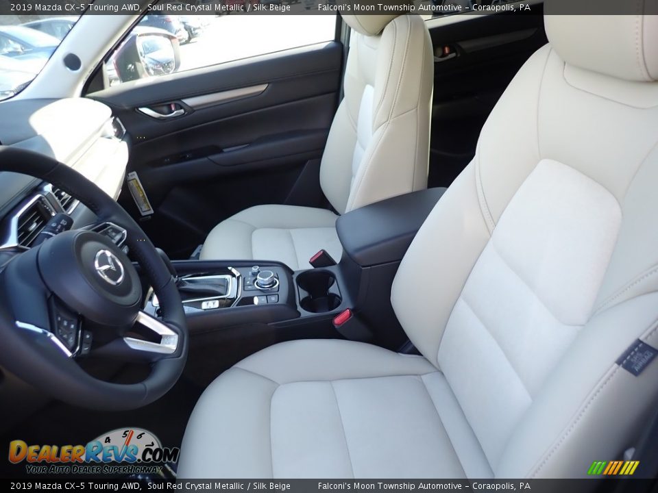 2019 Mazda CX-5 Touring AWD Soul Red Crystal Metallic / Silk Beige Photo #10