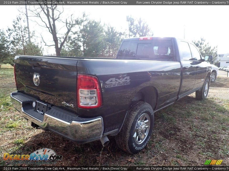 2019 Ram 2500 Tradesman Crew Cab 4x4 Maximum Steel Metallic / Black/Diesel Gray Photo #5