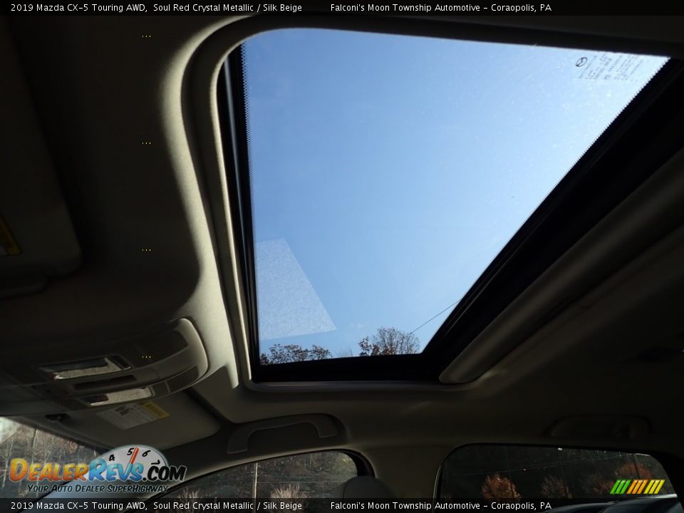 2019 Mazda CX-5 Touring AWD Soul Red Crystal Metallic / Silk Beige Photo #12
