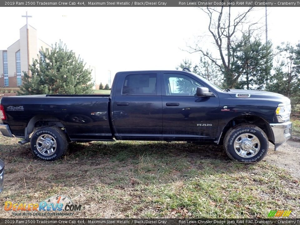 2019 Ram 2500 Tradesman Crew Cab 4x4 Maximum Steel Metallic / Black/Diesel Gray Photo #6