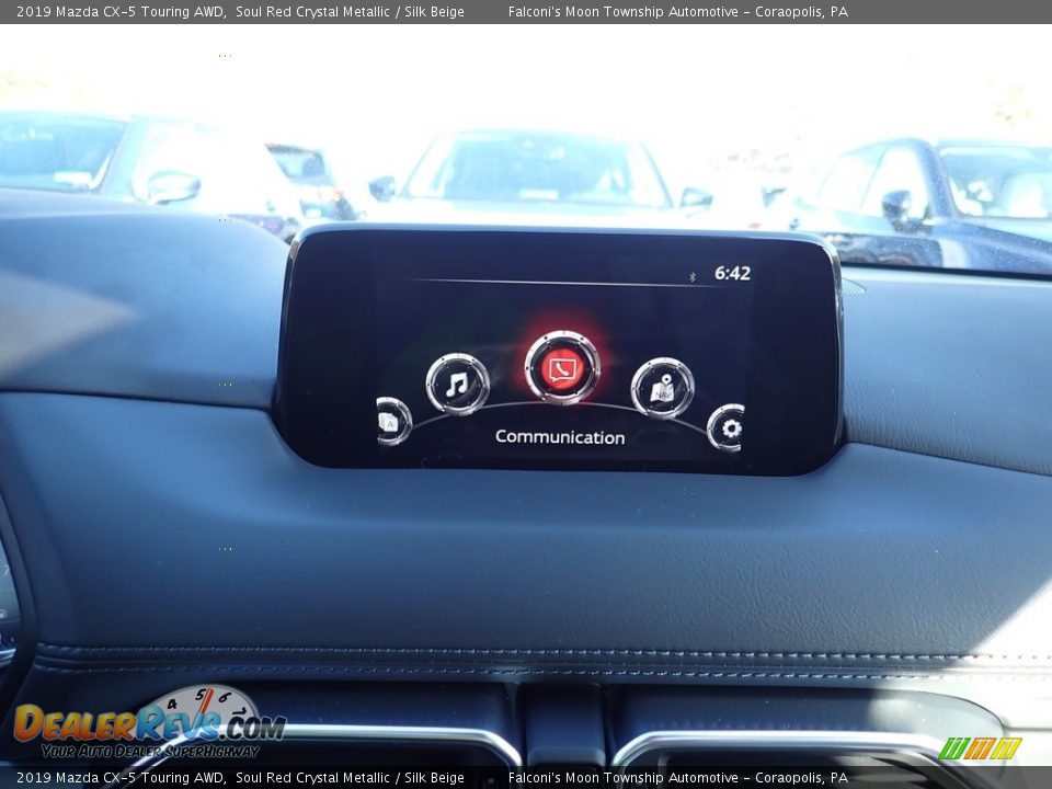 2019 Mazda CX-5 Touring AWD Soul Red Crystal Metallic / Silk Beige Photo #13