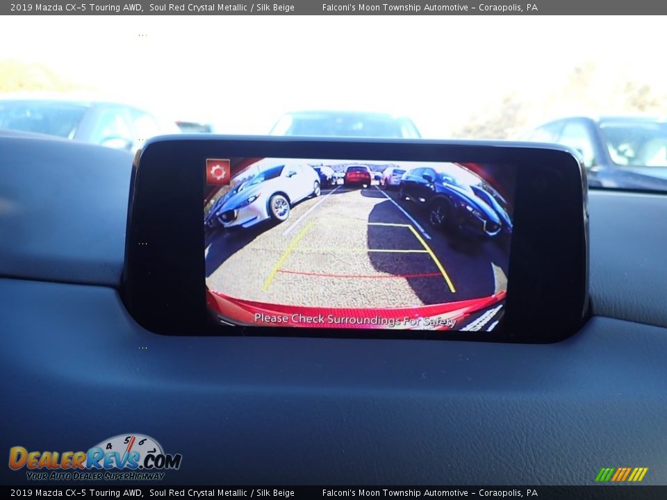 2019 Mazda CX-5 Touring AWD Soul Red Crystal Metallic / Silk Beige Photo #14