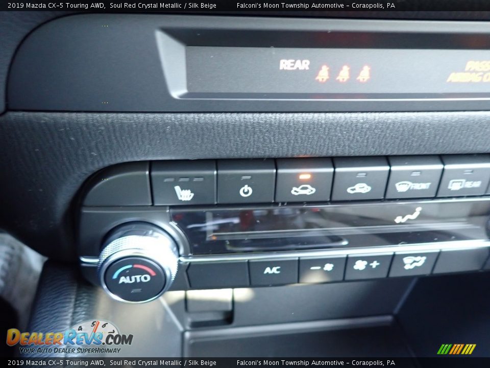 2019 Mazda CX-5 Touring AWD Soul Red Crystal Metallic / Silk Beige Photo #15