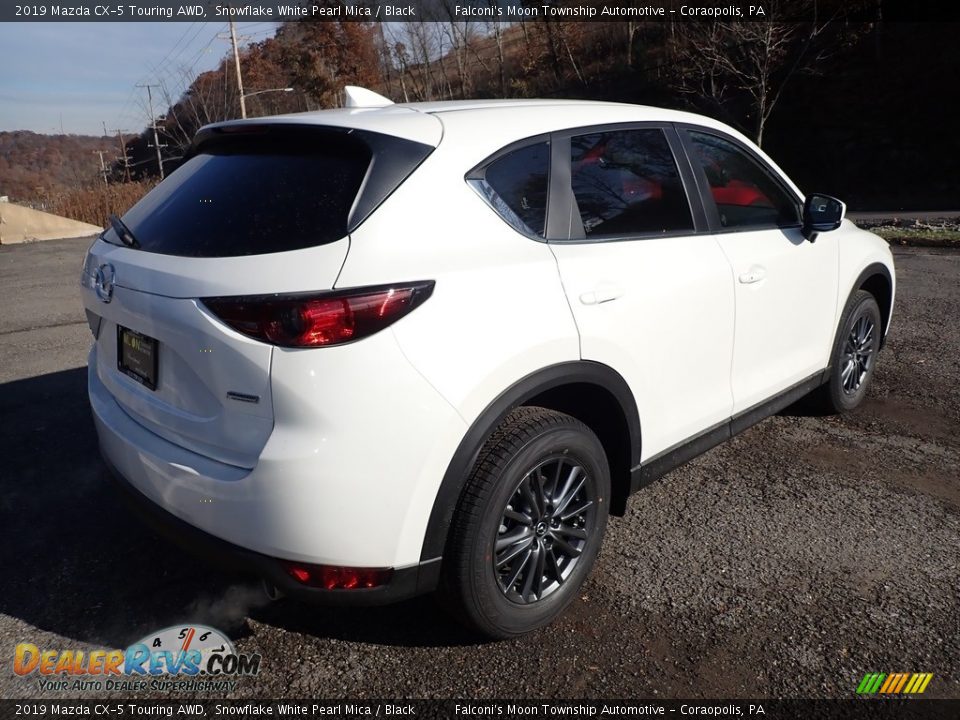 2019 Mazda CX-5 Touring AWD Snowflake White Pearl Mica / Black Photo #2