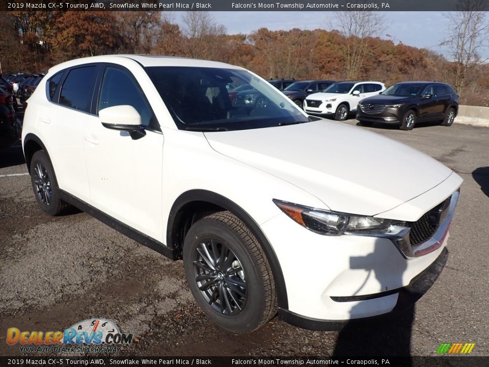 2019 Mazda CX-5 Touring AWD Snowflake White Pearl Mica / Black Photo #3