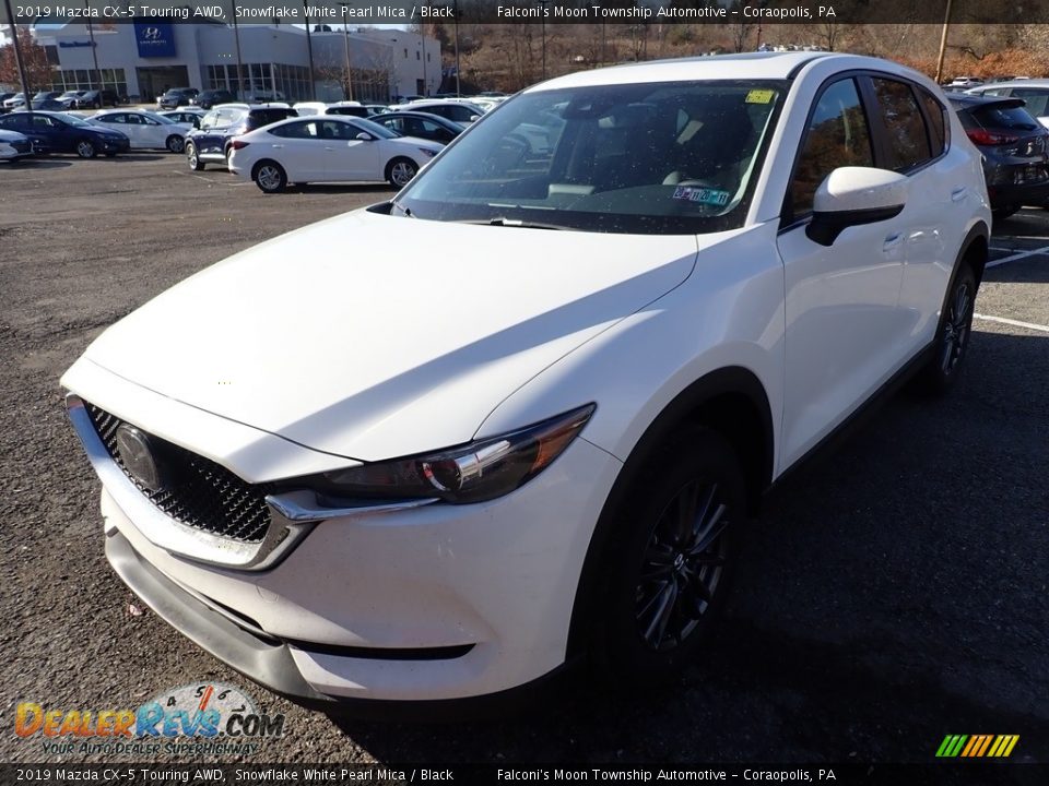 2019 Mazda CX-5 Touring AWD Snowflake White Pearl Mica / Black Photo #5