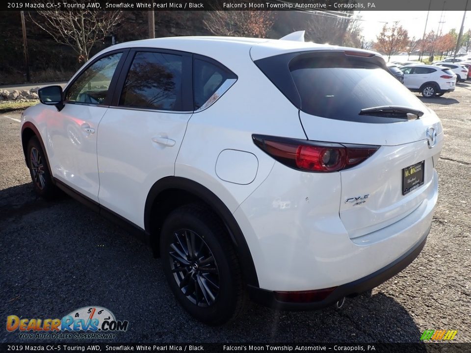 2019 Mazda CX-5 Touring AWD Snowflake White Pearl Mica / Black Photo #6