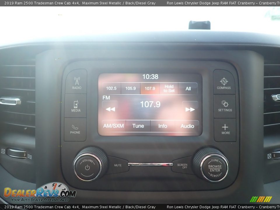 2019 Ram 2500 Tradesman Crew Cab 4x4 Maximum Steel Metallic / Black/Diesel Gray Photo #16