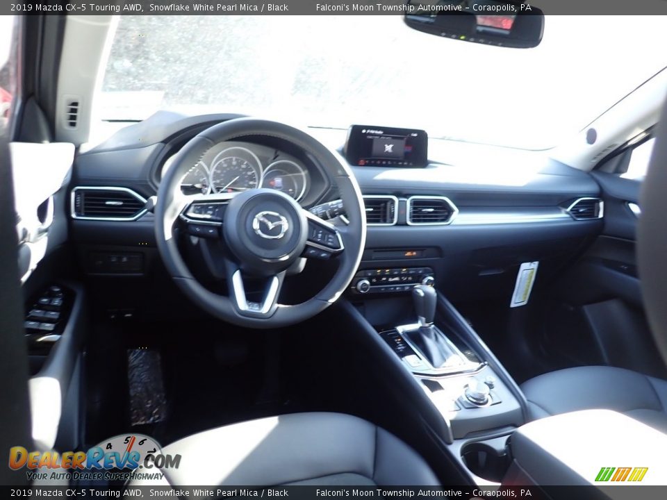 2019 Mazda CX-5 Touring AWD Snowflake White Pearl Mica / Black Photo #9