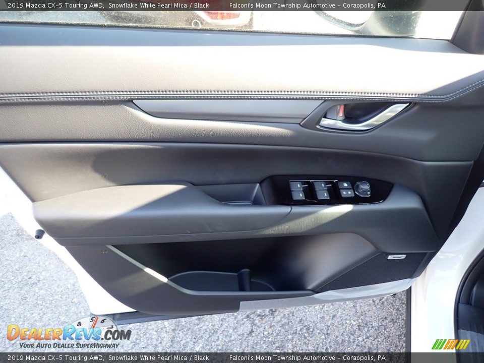 2019 Mazda CX-5 Touring AWD Snowflake White Pearl Mica / Black Photo #10
