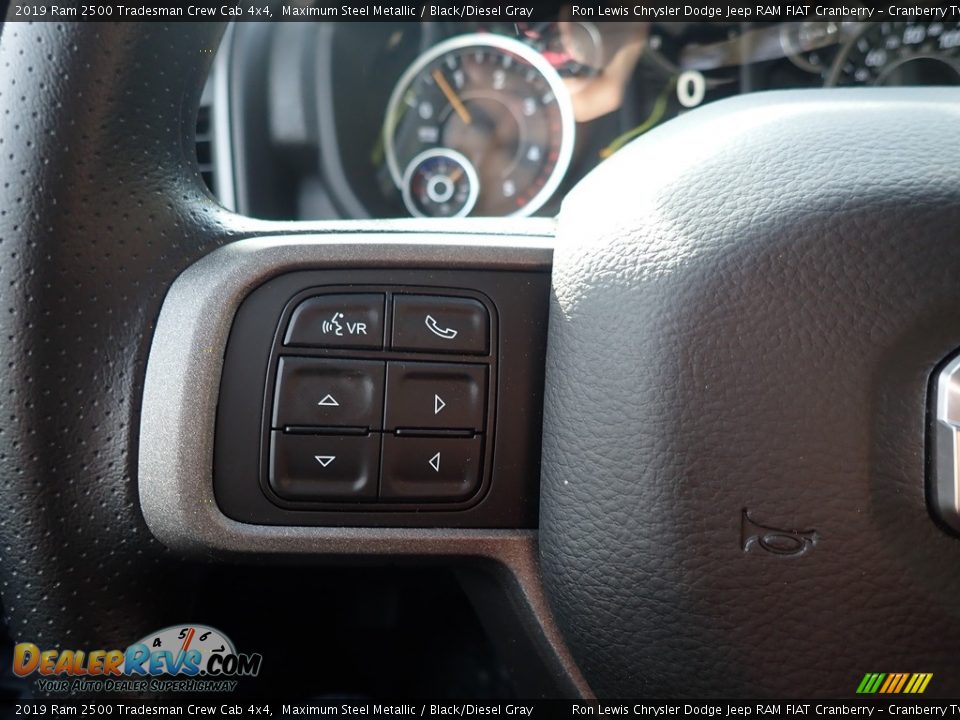 2019 Ram 2500 Tradesman Crew Cab 4x4 Maximum Steel Metallic / Black/Diesel Gray Photo #19
