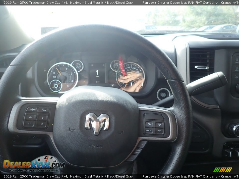 2019 Ram 2500 Tradesman Crew Cab 4x4 Maximum Steel Metallic / Black/Diesel Gray Photo #20