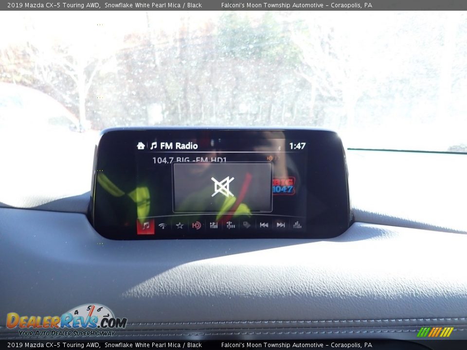 2019 Mazda CX-5 Touring AWD Snowflake White Pearl Mica / Black Photo #14