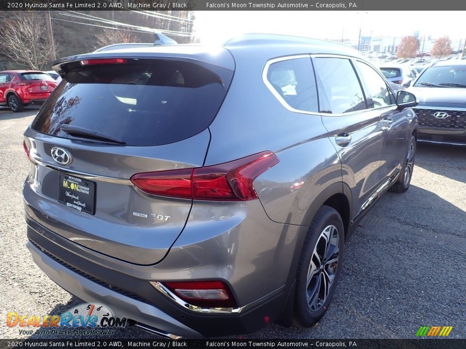 2020 Hyundai Santa Fe Limited 2.0 AWD Machine Gray / Black Photo #2