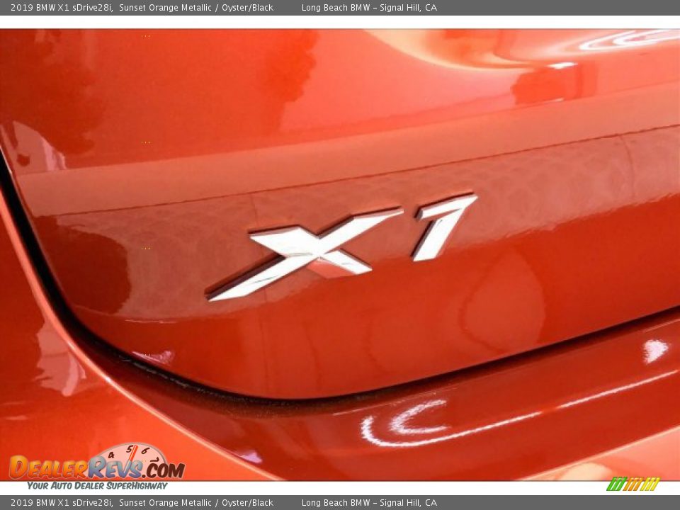 2019 BMW X1 sDrive28i Sunset Orange Metallic / Oyster/Black Photo #7