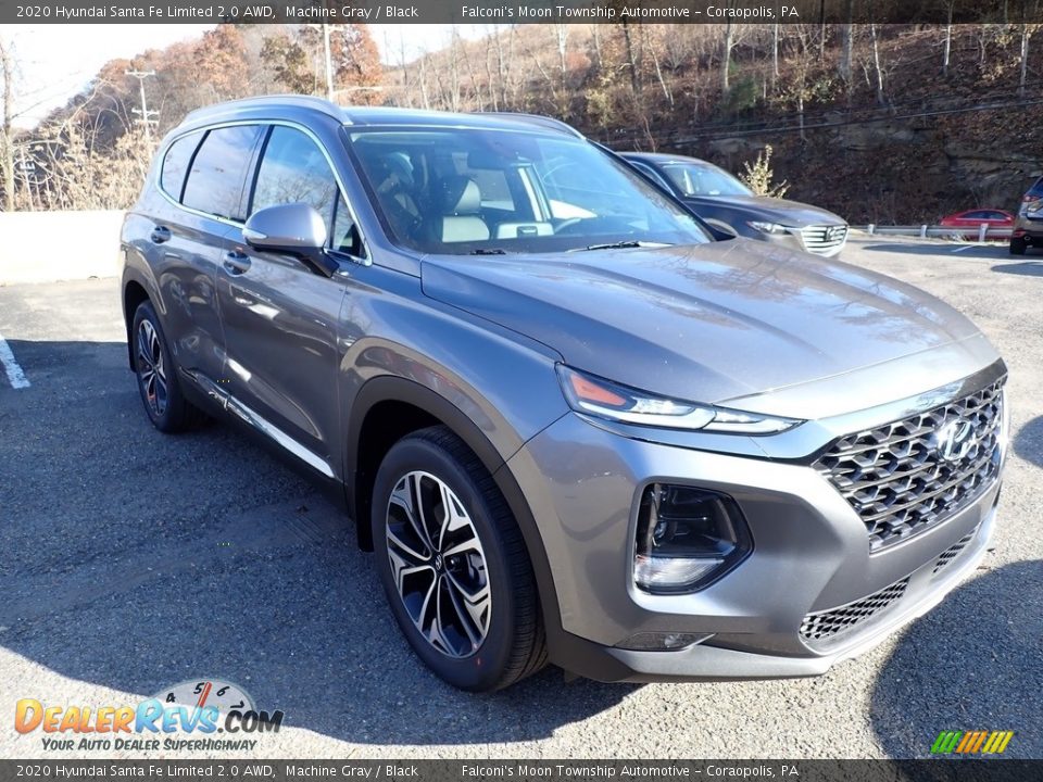 2020 Hyundai Santa Fe Limited 2.0 AWD Machine Gray / Black Photo #3