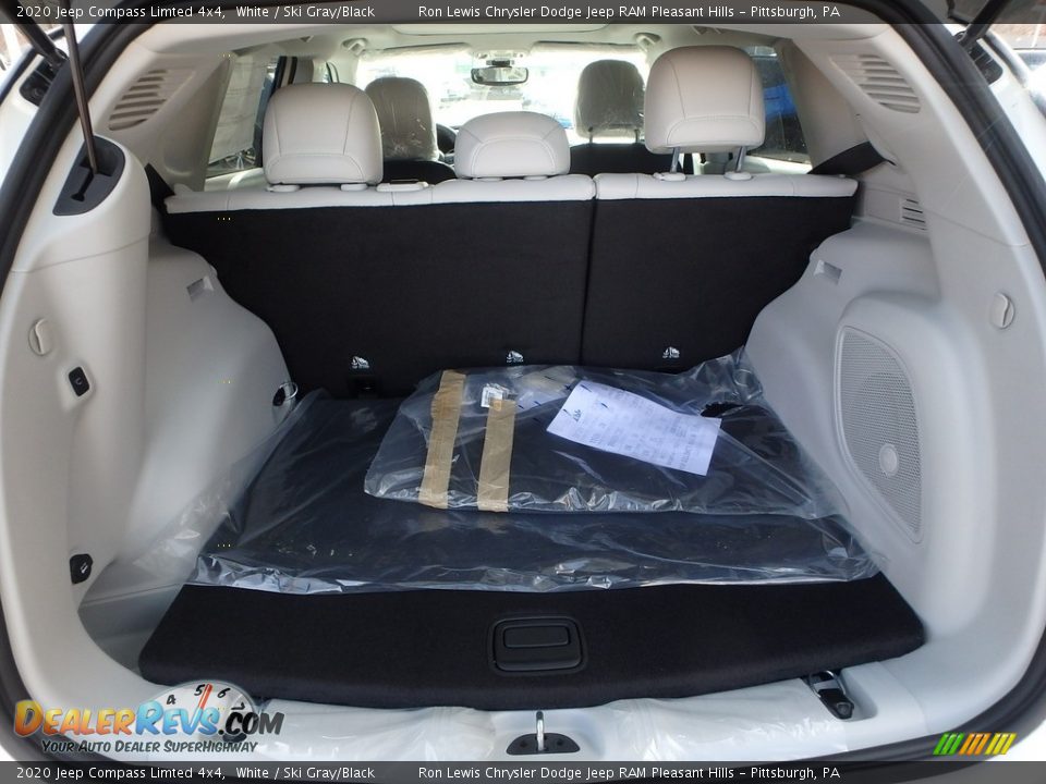 2020 Jeep Compass Limted 4x4 White / Ski Gray/Black Photo #5