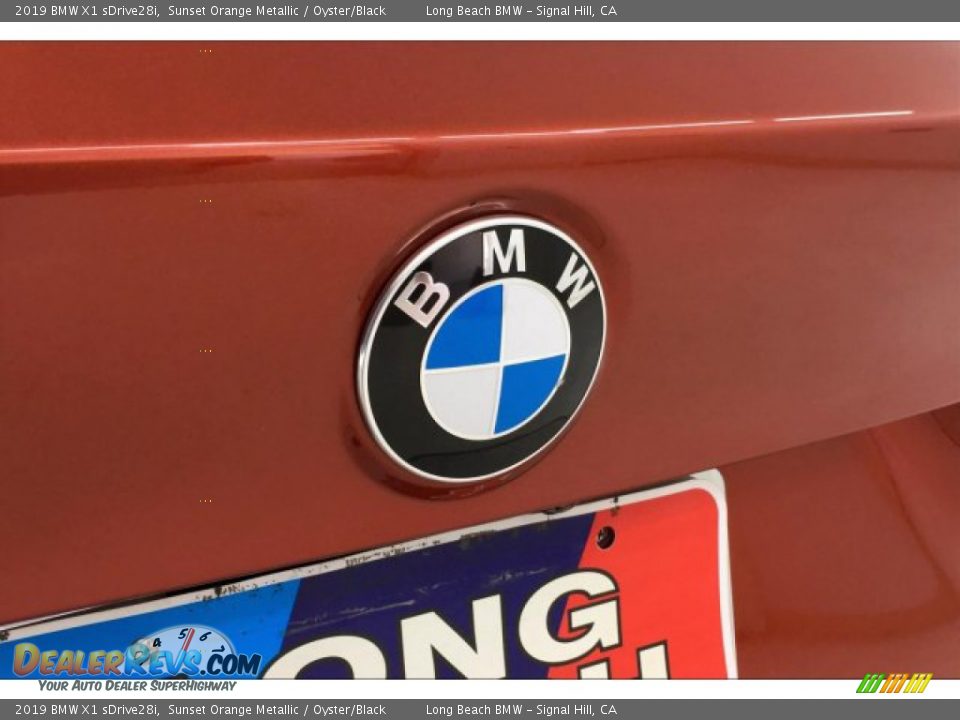 2019 BMW X1 sDrive28i Sunset Orange Metallic / Oyster/Black Photo #23
