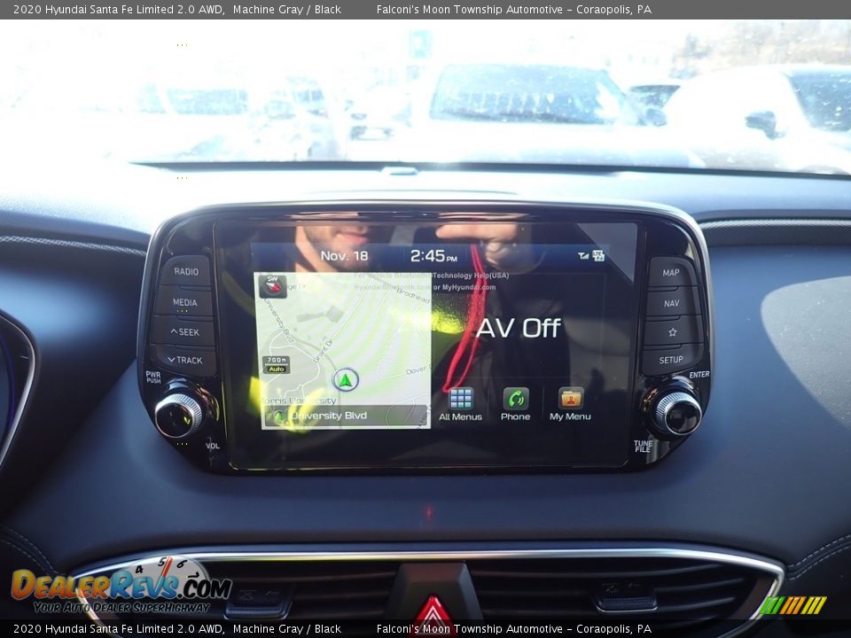 2020 Hyundai Santa Fe Limited 2.0 AWD Machine Gray / Black Photo #14