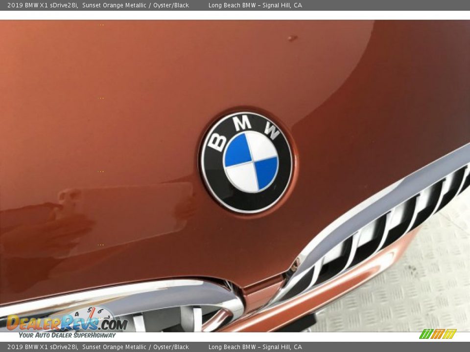 2019 BMW X1 sDrive28i Sunset Orange Metallic / Oyster/Black Photo #29