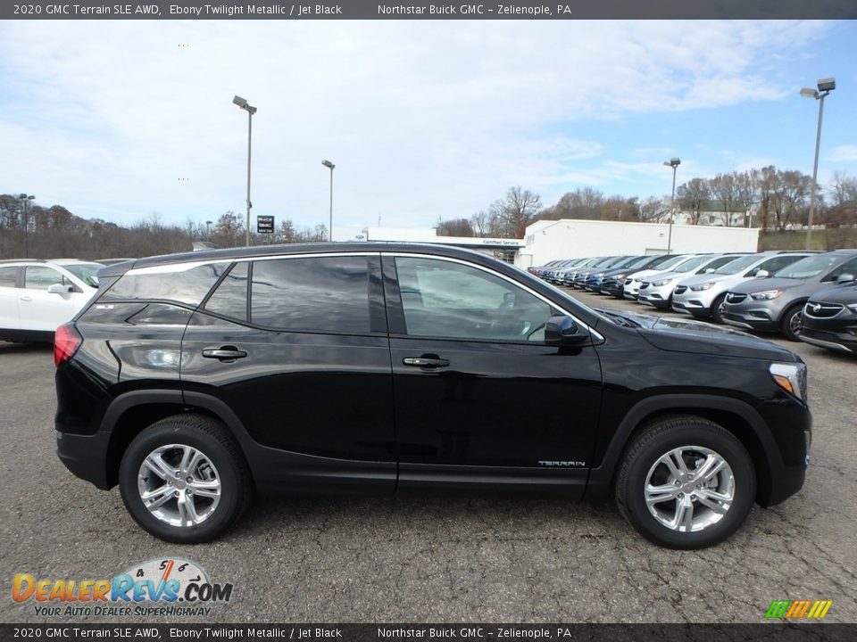 2020 GMC Terrain SLE AWD Ebony Twilight Metallic / Jet Black Photo #4