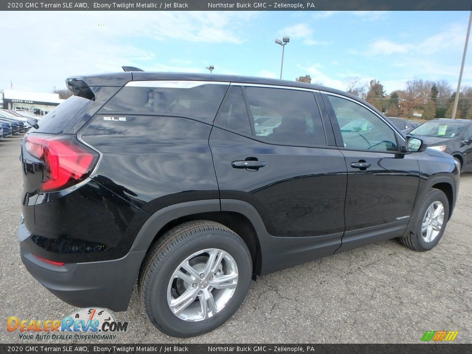 2020 GMC Terrain SLE AWD Ebony Twilight Metallic / Jet Black Photo #5